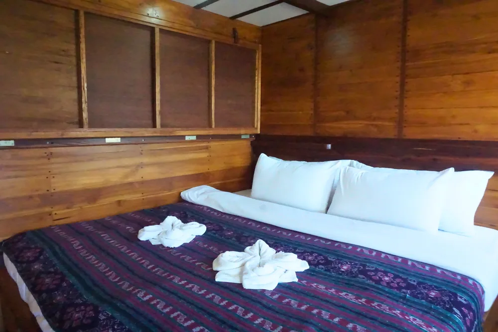 Upper deck master cabin on EcoXplorer